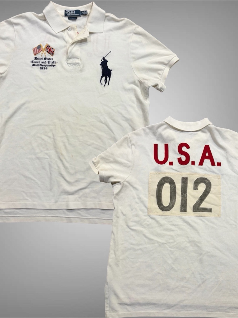Vtg Polo Ralph Lauren 2000s Track & Field Polo Shirt